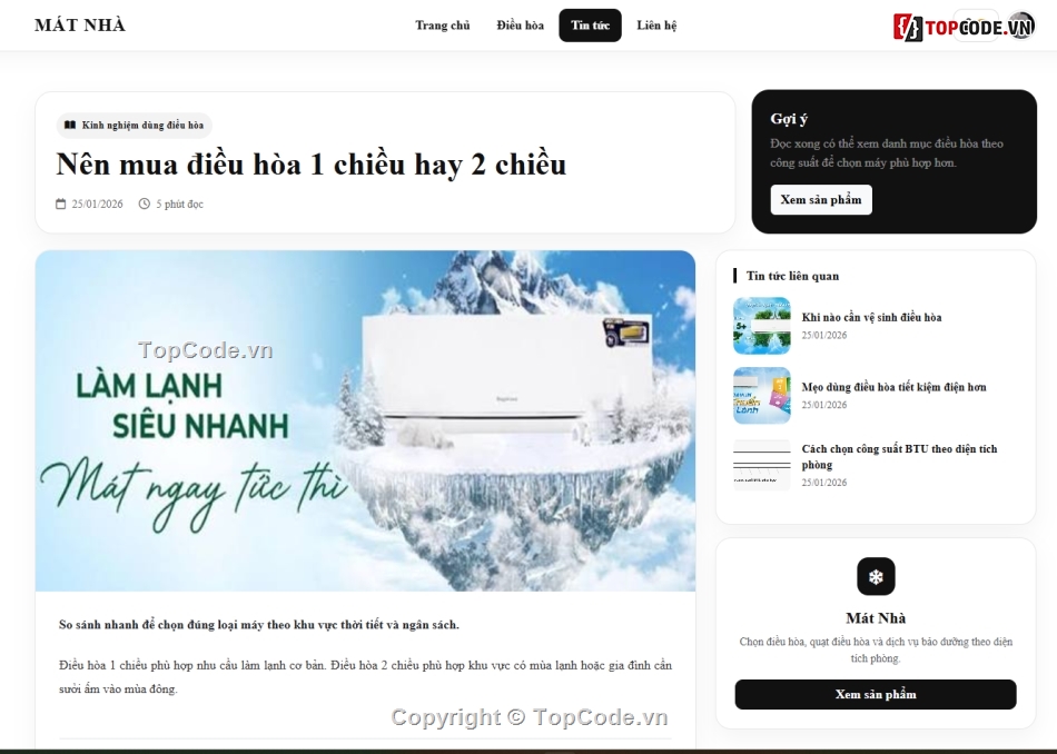 điều hòa,website bán điều hòa,bán
